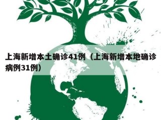 上海新增本土确诊41例（上海新增本地确诊病例31例）